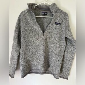 patagonia half zip sweater